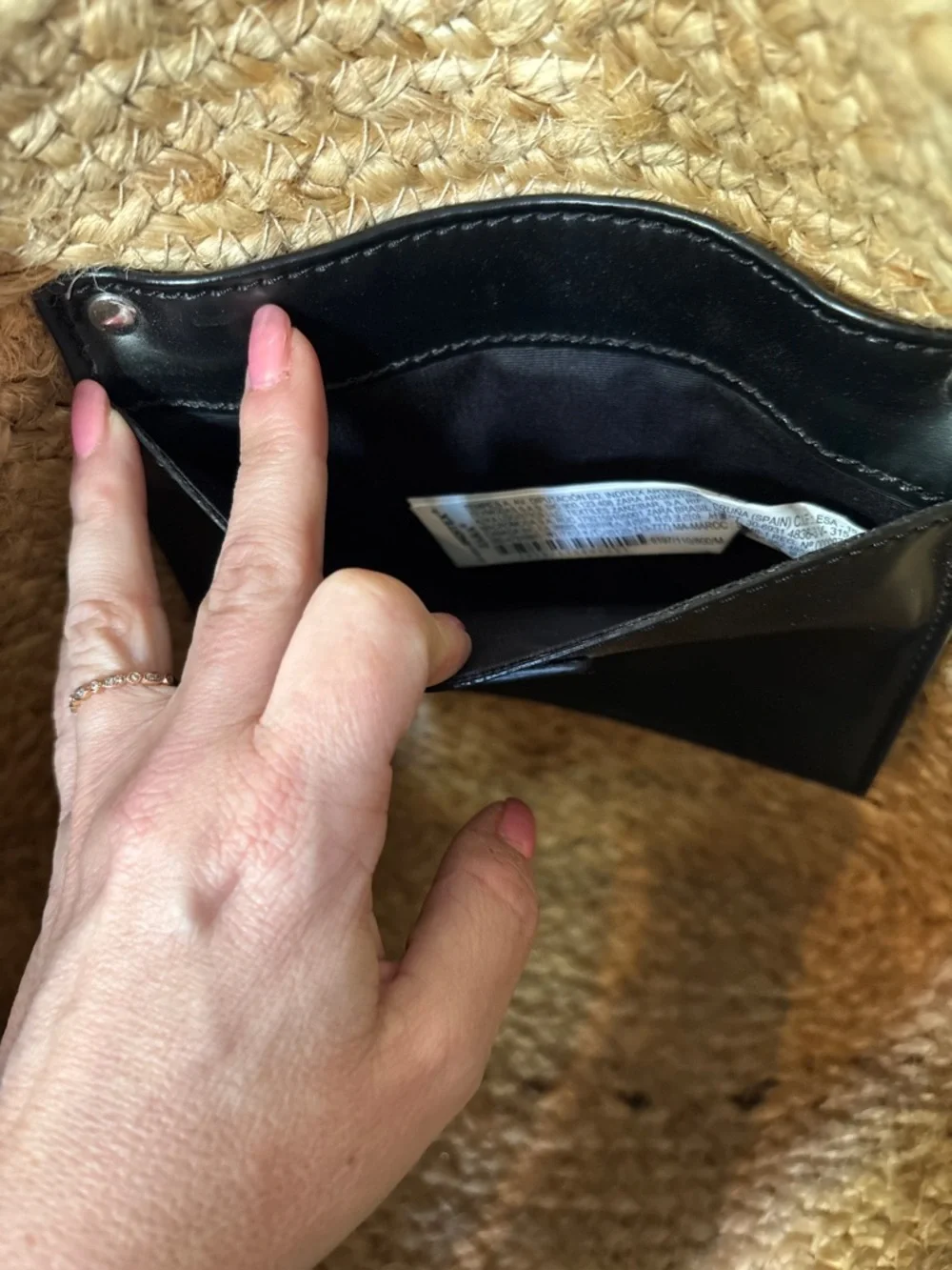 Zara Jute Tote Bag - Picture 4 of 7